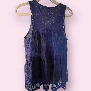 Express-Baby Doll Lace Tank Top